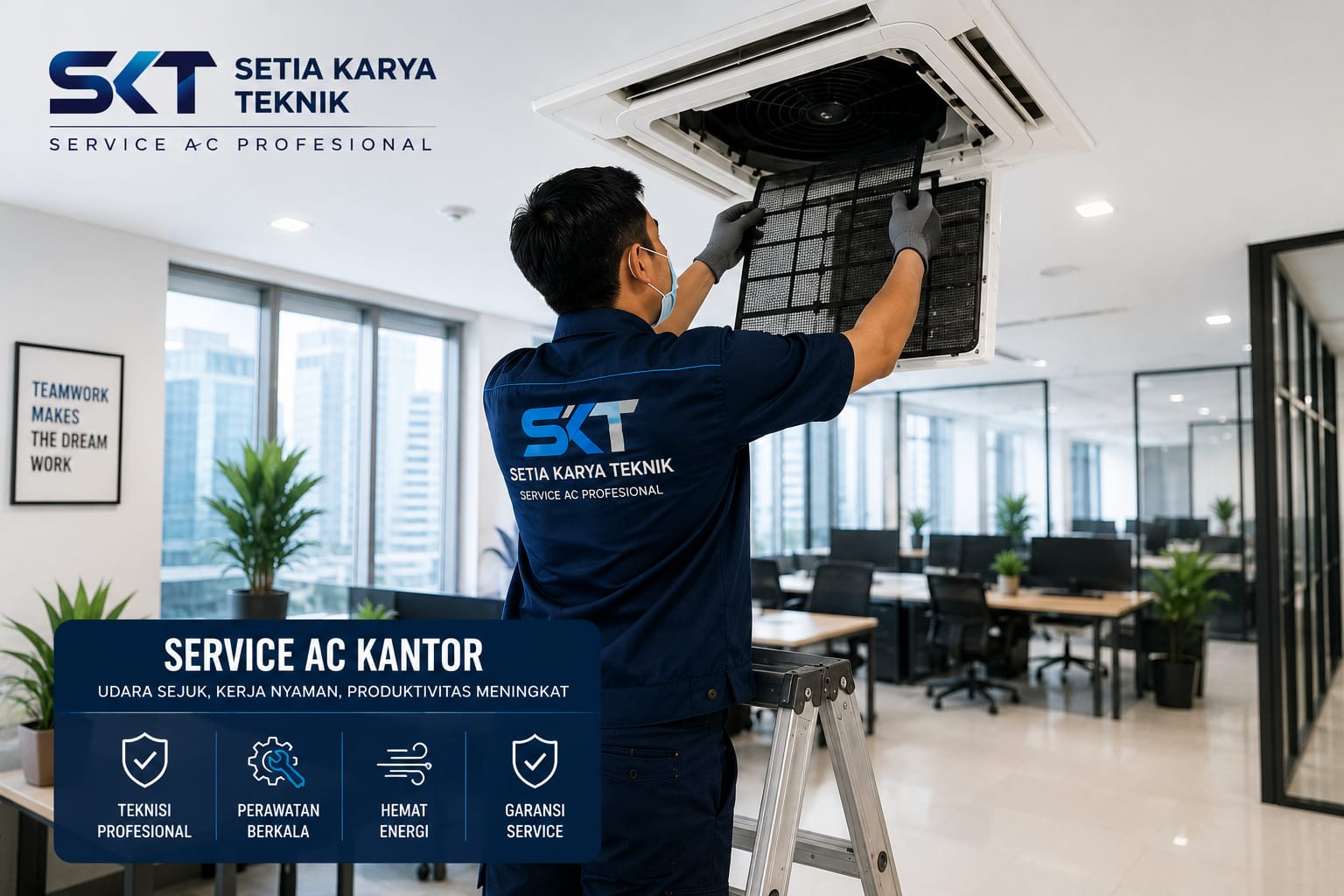 service ac kantor