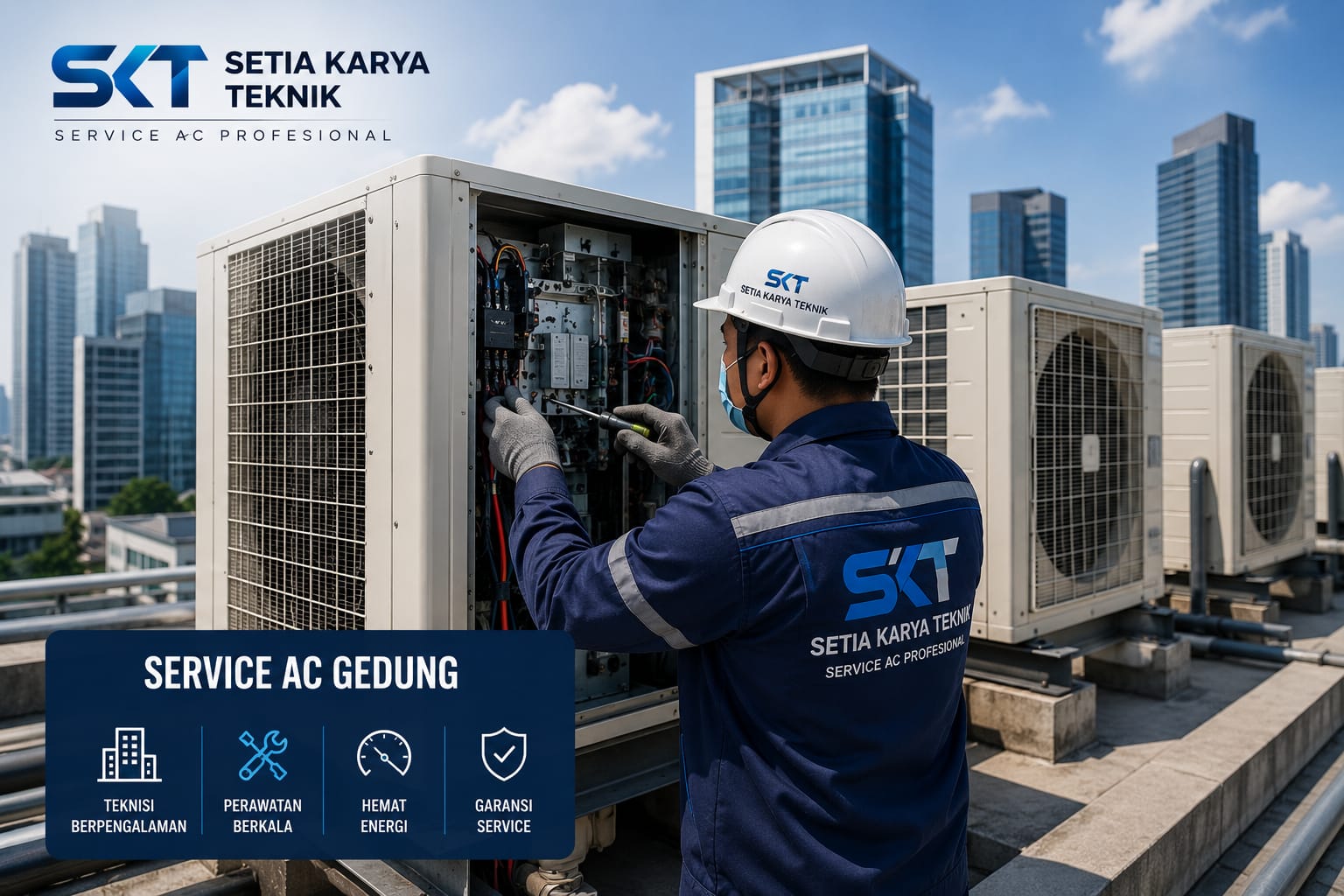 service ac gedung