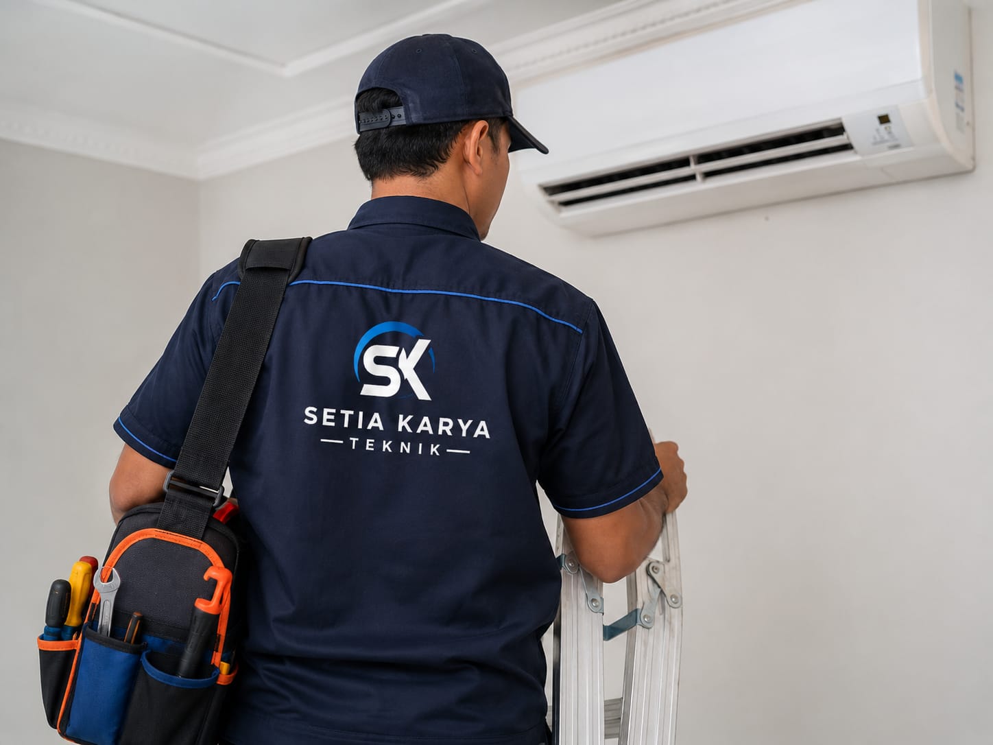 teknisi Setia Karya teknik siap melayani jasa cuci ac dan perbaikan ac